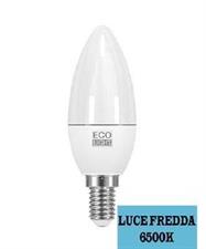 LAMPADA LED ECOLIGHT CANDELA 6W E14 6500K