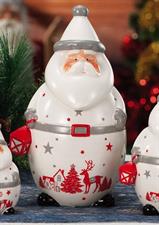 SCATOLA CERAMICA BABBO NATALE
