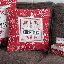 CUSCINO COTONE NATALE 45X45CM