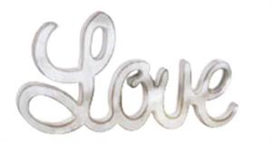 DECORAZIONE MDF LOVE