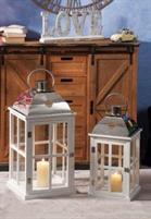 SET 2 LANTERNE BIANCHE