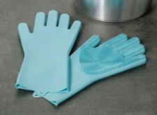 COPPIA GUANTI SILICONE LAVAPIATTI O VERDURE