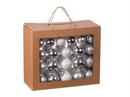 SET 42 PALLINE NATALE BIANCHE