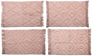 TAPPETO BEIGE COTONE 60X90CM