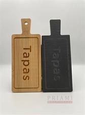 TAGLIERE RETTANGOLARE 22X9 ARDESIA - BAMBOO