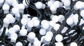 CATENA 500 PALLINE LED LUCE