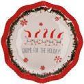 PIATTO CERAMICA NATALE 21CM
