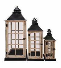 SET 3 LANTERNE PORTACANDELA