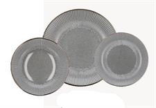 SERVIZIO TAVOLA 18PZ GRIGIO