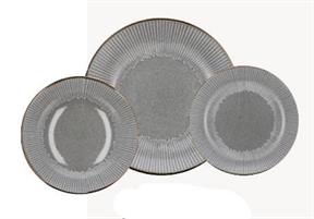 SERVIZIO TAVOLA 18PZ GRIGIO
