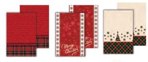 SET 2 ASCIUGHINI NATALE