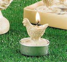 SET 6 CANDELE GALLINA
