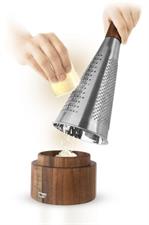 GRATTUGIA A CONO LEGNO ACACIA E ACCIAIO INOX