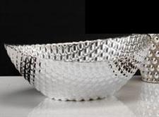CIOTOLA BOLLE D.25CM. ARGENTO