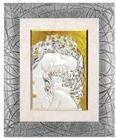 QUADRO MATERNITA' KLIMT ARGENTO