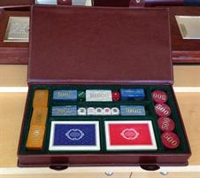 SCATOLA CARTE GIOCO CON ARGENTO