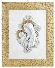 QUADRO MATERNITA ORO STRAS