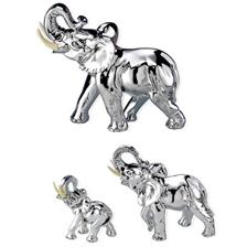 ELEFANTE GRANDE H18CM ARGENTO