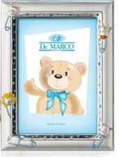 CORNICE ARGENTO E CELESTE 13X18