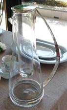 CARAFFA BROCCA CON PORTAGHIACCIO MANICO ARGENTO