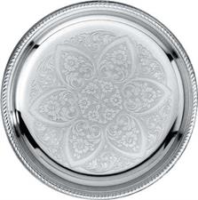 SOTTOBICCHIERE MERCURIO CESELLATO ACCIAIO LUCIDO