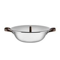 TEGLIA WOK INOX CON COPERCHIO EDO 40CM