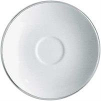 PIATTO TAZZA CAFFE' PORC. MAMI B.FILO PLATINO