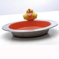 SET 2 PIATTO BABY PLASTICA+INOX SHERIFF