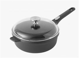 CASSERUOLA BASSA C/C MANICO REMOVIBILE INDUZ. 28