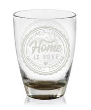 BICCHIERE FONTE ACQUA HOME IS LOVE