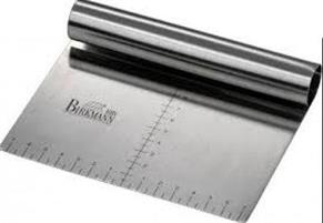 SPATOLA TAGLIAPASTA RASCHIETTO INOX CON METRO
