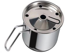 BOLLILATTE INN INOX METALSOMMA 14CM