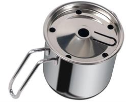 BOLLILATTE INN INOX METALSOMMA 14CM