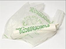 500 BORSA SHOPPER BIO PICCOLA 22X12XH.40 BIANCA