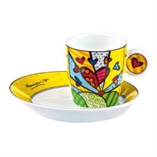 TAZZA CAFFE' C/P BRITTO UN NUOVO GIORNO