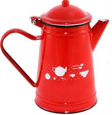 CAFFETTIERA SERVIRE SMALTO ROSSA 12TZ ART 2296