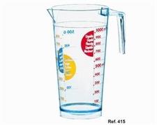 CARAFFA GRADUATA PLASTICA TRASP. COSMO 1LT 415