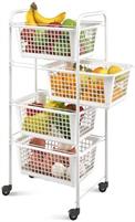CARRELLO PORTAVERDURE MIAMI 4 PIANI  341804