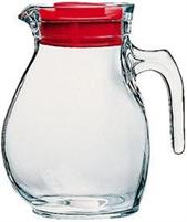 CARAFFA BROCCA CON COPERCHIO VETRO 1,5LT SANGRIA