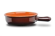 CASSERUOLA 1MANICO TERRACOTTA 16