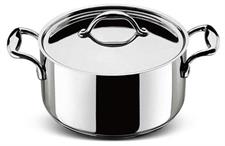 CASSERUOLA ALTA ACCADEMIA INOX C/COPERCHIO 20CM