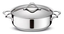 CASSERUOLA BASSA MELODIA INOX C/COPERCHIO 24CM