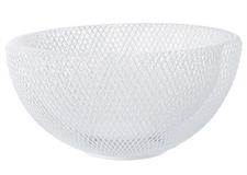 CESTO METALLO FILO DOPPIO 24CM BIANCO