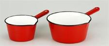 CASSERUOLA 1MANICO CONICA SMALTO 14CM