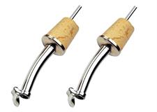 COPPIA TAPPO DOSATORE SUGHERO+INOX WEST 046104