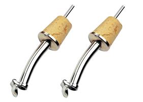 COPPIA TAPPO DOSATORE SUGHERO+INOX WEST 046104
