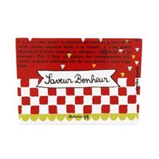 PORTASPUGNA MELAMINA ROSSO