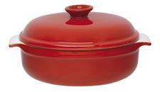 CASSERUOLA TONDA CON COPERCHIO PORCELLANA 26CM