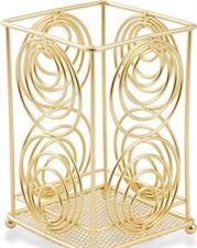 PORTAUTENSILI PORTAMESTOLI FILO ORO SATINATO