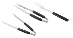 SET 3 UTENSILI BARBECUE INOX
